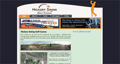 Desktop Screenshot of hickoryswinggolf.com