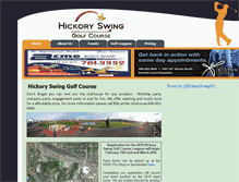 Tablet Screenshot of hickoryswinggolf.com